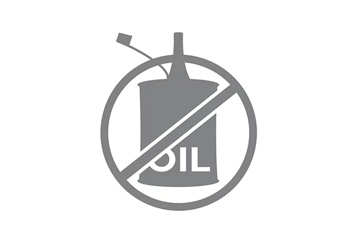 Picto πως δε χρειάζεται λίπανση.